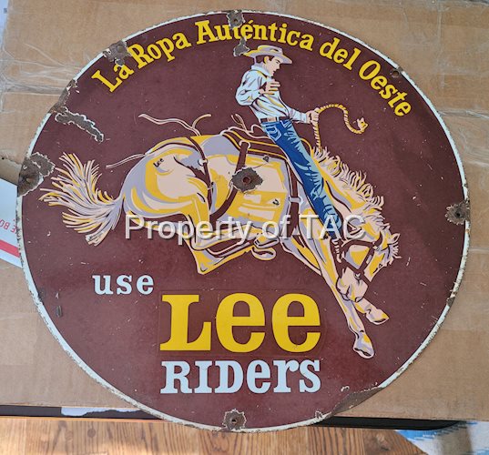 Use Lee Riders DSP Sign w/ Rider (Spanish)