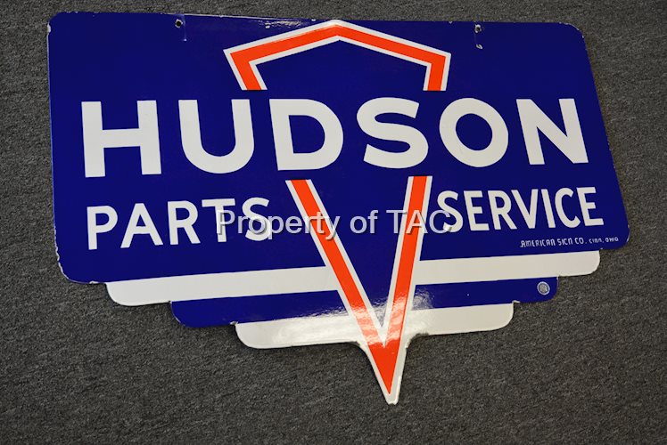 Rare Hudson Parts Service sign,