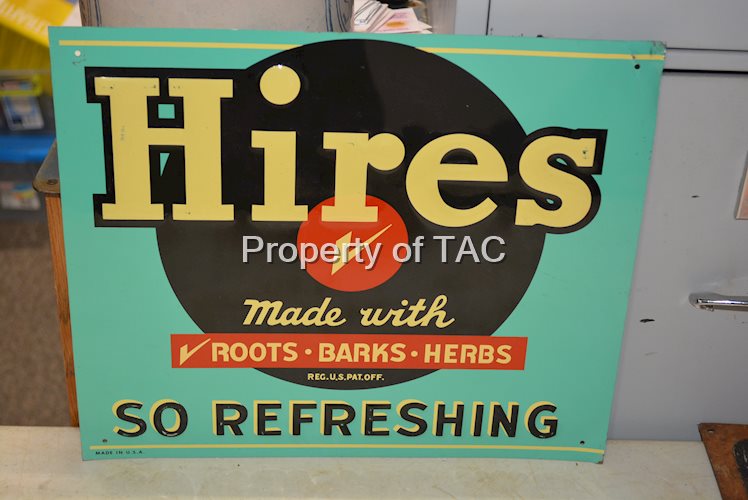 Hires Root Beer "So Refreshing" Metal Sign