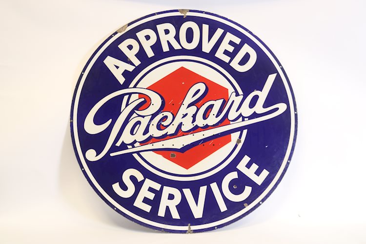 Approved Packard Service w/logo sign