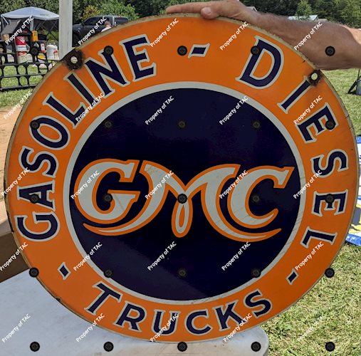 GMC Gasoline Diesel Trucks DSP Sign