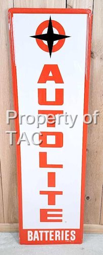 Autolite Batteries w/Logo Metal Sign