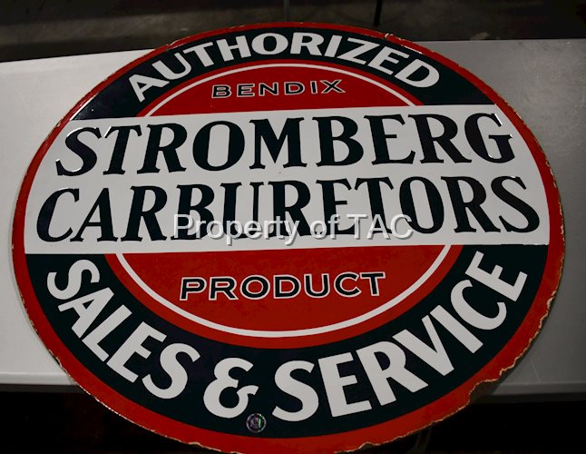 Stromberg Carburetors Authorized Sales & Service Sign