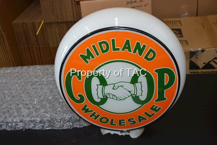 Midland Co-Op Wholesale w/hand shaking logo 13.5" Single Lens