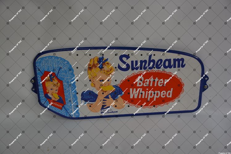 Sunbeam Batter Whipped (bread) w/logo tin door push