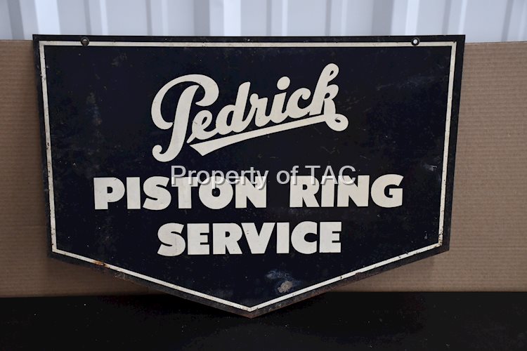 Pedrick Piston Rings Service Metal Sign