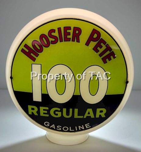 Hoosier Pete 100 Regular Gasoline 13.5" Single Globe Lens