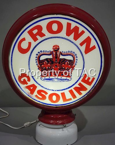 Crown Gasoline w/Crown Image 16.5" Globe Lenses