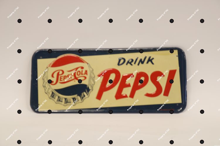 Drink Pepsi w/bottle cap sign,