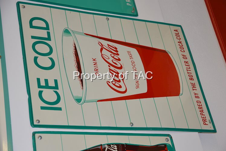 Ice Cold Coca-Cola with Paper Cup graphics,