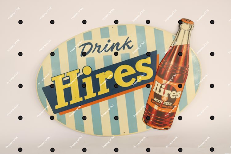 Drink Hires Root Beer w/bottle sign