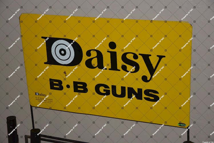 Daisy B-B Guns rack top sign