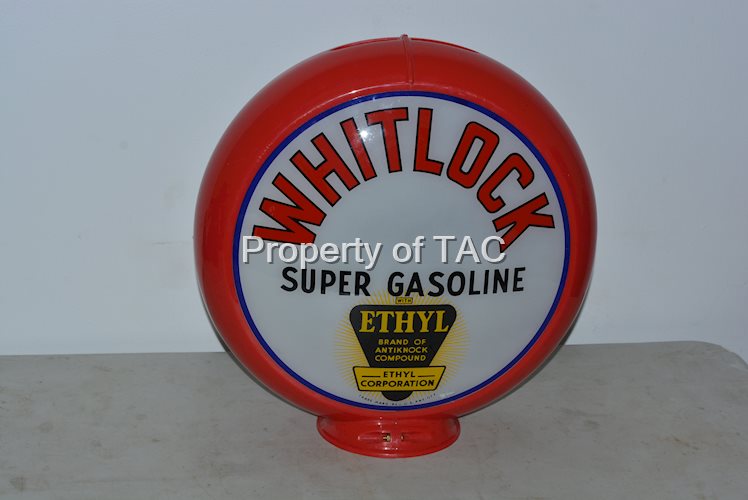 Whitlock Super Gasoline w/Ethyl Logo Single Globe Lens