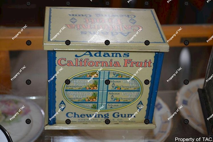 Adams California Fruit Chewing Gun display