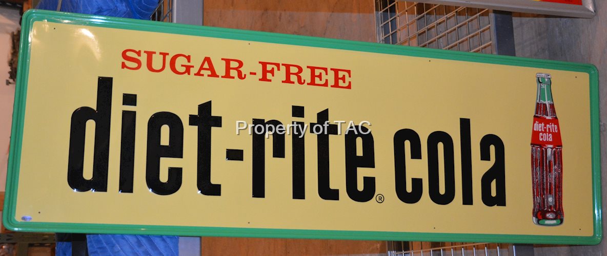 Sugar-Free diet-rite cola with bottle logo,
