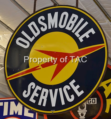 Oldsmobile Service with Rocket logo