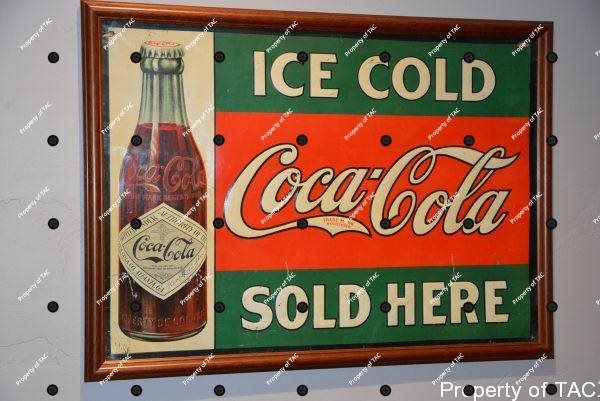 Ice Coca-Cola Sold Here w/early bottle sign