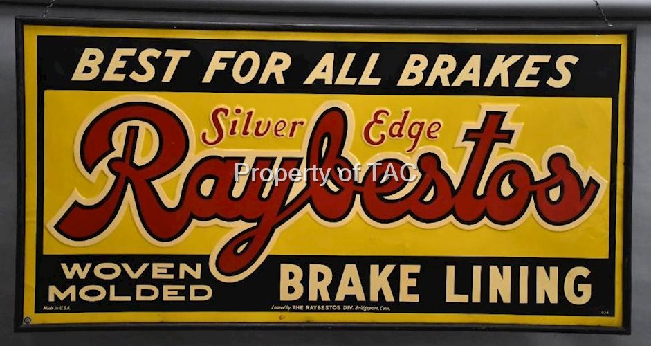 Raybestos "Best For All Brakes" Metal Sign