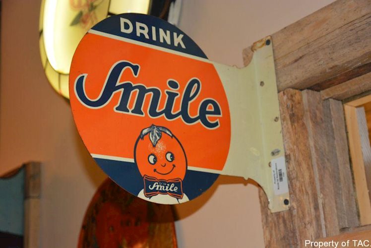 Drink Smile w/logo sign