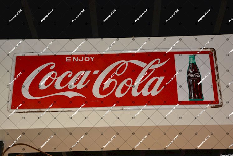 Enjoy Coca-Cola w/bottle sign