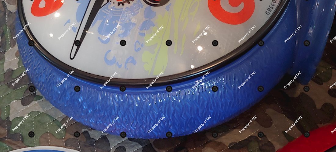 Blue Ripple Glass Globe Body
