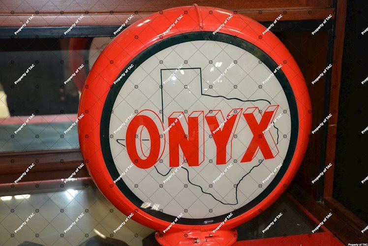 Onyx (Texas outline) 13.5 single globe lens"