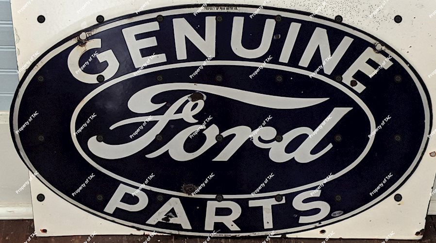 Genuine Ford Parts DSP Oval Porcelain Sign