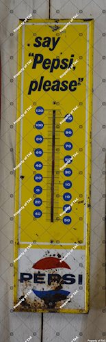 Say Pepsi Please w/logo thermometer