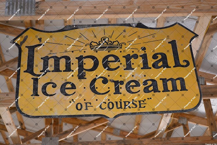 Imperial Ice Cream of course" sign"