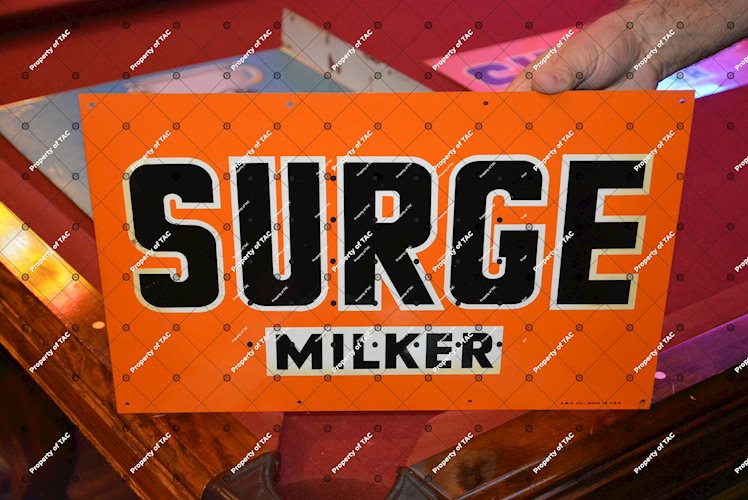 Surge Milker Sign