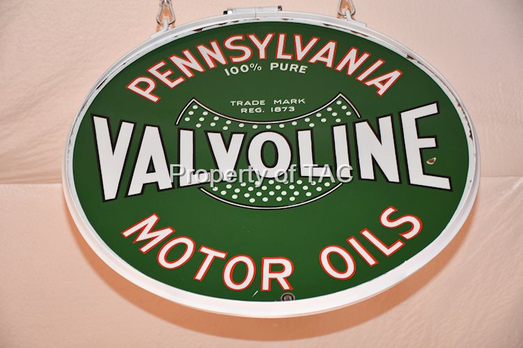 Valvoline Pennsylvania Motor Oil Porcelain