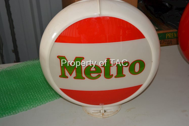 Metro (gas) 13.5"D. Single Globe Lens