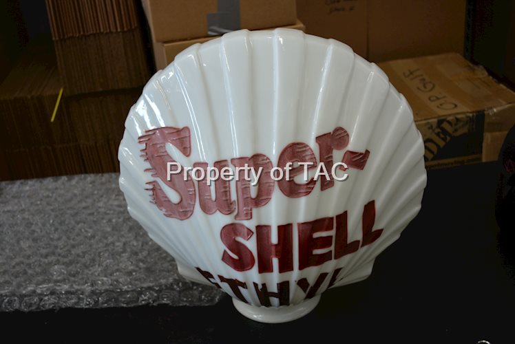 Super-Shell Ethyl OPC Milk Glass Globe