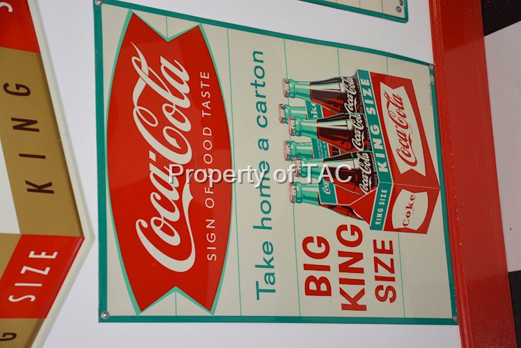 Drink "Sign of Good Taste" fishtail logo "Big King Size" with King Size Six pack graphics,