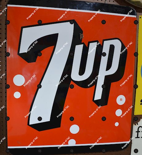 7up Porcelain Sign