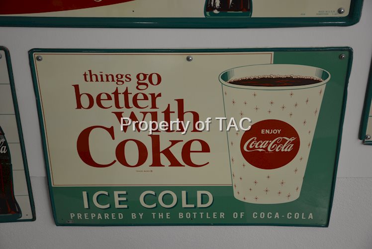 Ice Cold Coca-Cola with Paper Cup & stars graphics,