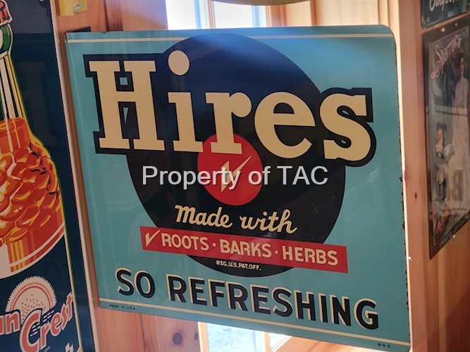 Hires So Refreshing Metal Flange Sign