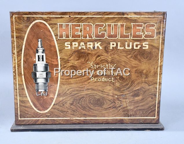 Hercules Spark Plugs Counter-Top Point of Sale Display