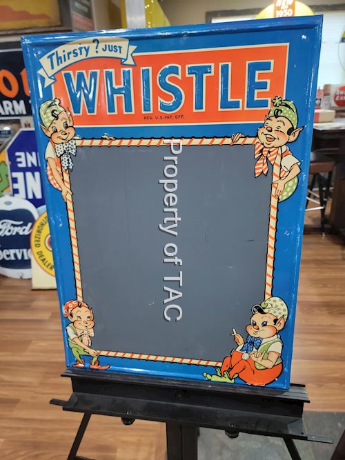 Whistle Thirsty? Just w/Elves Metal Menu Board Sign