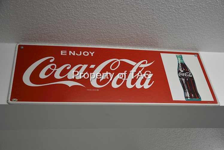 Enjoy Coca-Cola with bottle logo,