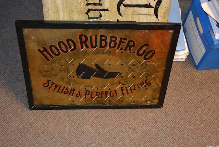 Hood Rubber Co Stylish & Perfect Fitting Brass Sign"