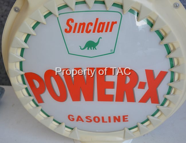 Sinclair w/Dino Power-X Gasoline 13.5" Single Globe Lens
