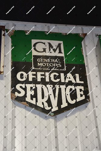 GM General Motors Official Service sign