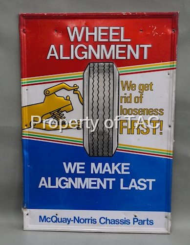 McQuay-Norris Chassis Parts Metal Sign