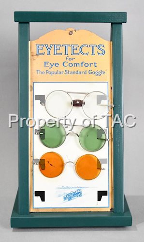 Eyetects for Eye Comfort "The Popular Standard Goggle" Metal Display
