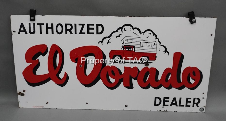 Authorized El Dorado Dealer Porcelain Sign