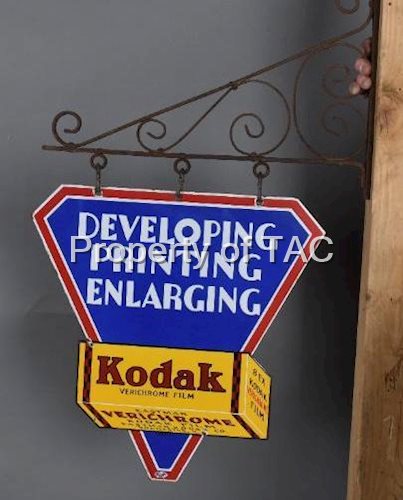 Kodak Developing-Printing-Enlarging Porcelain Sign