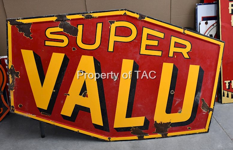 Super Valu Porcelain Sign