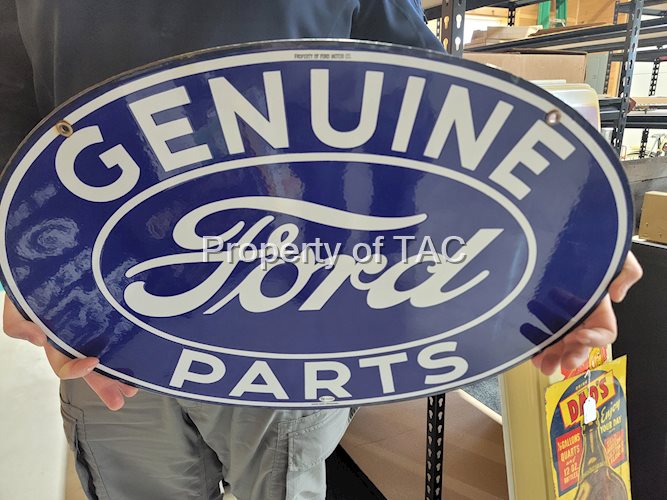 Genuine Ford Parts Porcelain Sign