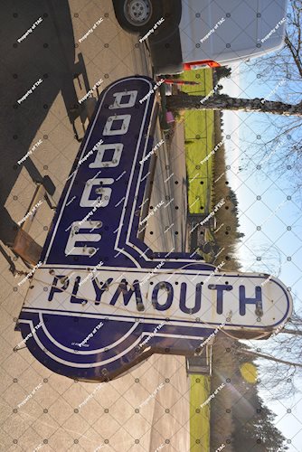 Dodge Plymouth neon sign